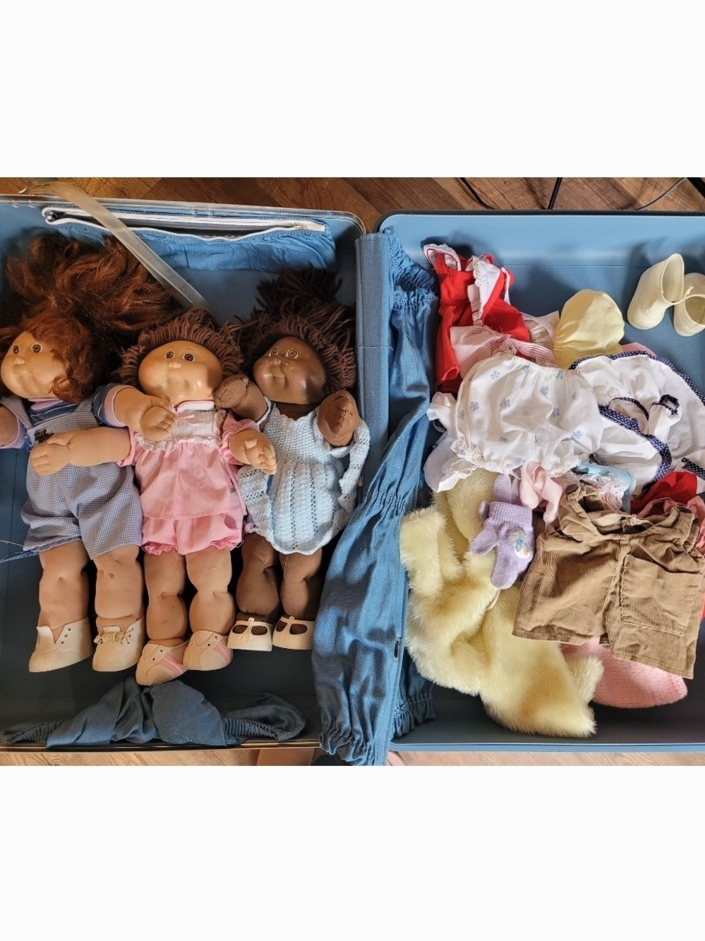 3 Vintage Original Cabbage Patch Kids & Clothes